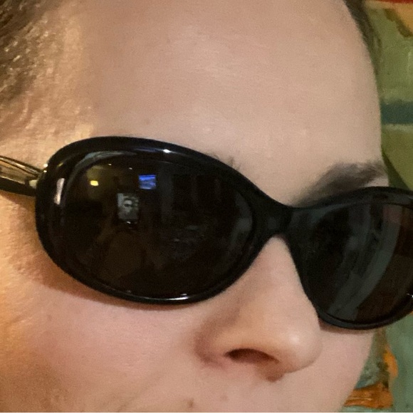 Y2K Giorgio Armani black oval retro sunglasses GA 780/s - Picture 2 of 5